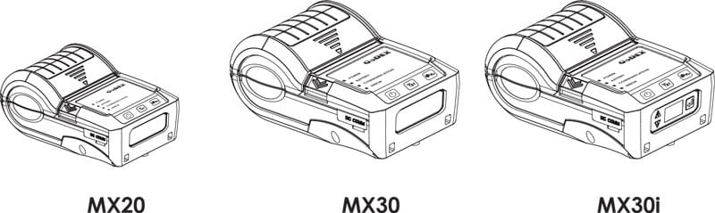 MX20 / MX30 / MX30i Mobile Printer
