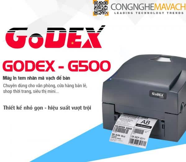 Máy in mã vạch Godex G500